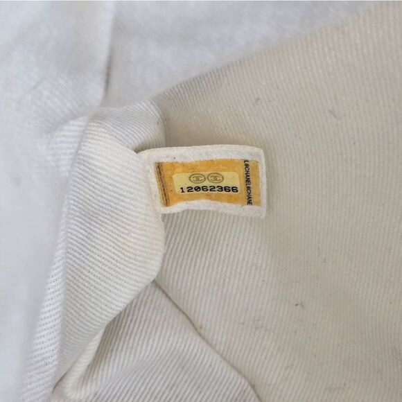 CHANEL Shoulder Bag Caviar Skin Leather White Women's z5577 - Picture 12 of 15